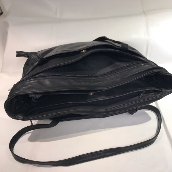 DELANE Vancouver Luxury leather 7 Compartments Executive Bag - Picture 7 of 16